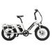 Foldable Lightweight Electric Bike 30-70 Miles 48V 750W Motor Electric Ebike for Adults Shimano 7-Speed Gear Motorized Bicycles Max Speed 28Mph White