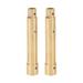 SHNWU 2 Pcs Brass Axle Tubes CNC Processing Gold Rear Axle Tube for Axial SCX10 Pro 1/10 RC Crawler AXI03028 Frame