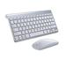 Mini Multimedia Keyboard Mouse Combo Wireless Keyboard and Mouse Set for Notebook Laptop Desktop PC Lightweight