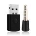 USB 2.0 Wireless Headphone Microphone Bluetooth 4.0 Dongle with Mic 3.5mm Adapter for PS4