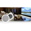 Pair Rockville HC85-16 White 8 700 Watt In-Ceiling Home Theater Speakers 16 Ohm