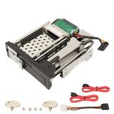 SATA HDD Tray Dual Bay Excellent Heat Dissipation SATA Internal Hard Drive Tray for 2.5in 3.5in SATA Hard Drives