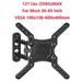 Full Motion Wall Mount Bracket for 26 32 39 40 42 46 47 55 65 inch Sumsung LED TV 600x400 mm Max Black