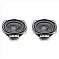 2X 4Î© 10W Audio Speaker 66mm 2.5 Inch Bass Multimedia Loudspeaker DIY Sound Speaker with Fixing Hole for Home Theater