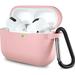 For Apple AirPods Pro 3rd Generation Silicone Earpod Charging Protective with Carabiner Case Cover Pink