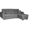 Happy Garden - Canapé d'angle convertible warren 3 places gris