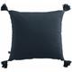 Dock Avenue - Coussin Gaze de coton 40 x 40 cm gaia coloris Minuit