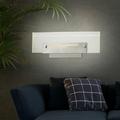 Etc-shop - Applique murale lampe de salon Applique murale led, avec interrupteur, acrylique chromé,