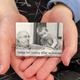 Grandfather Father's Day Photograph Ceramic Magnet