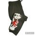 Disney Pants & Jumpsuits | Disney Women's Mickey Mouse Holiday Sweatpants - Joggers Size Xl | Color: Black/Red | Size: Xxl