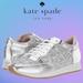 Kate Spade Shoes | Kate Spade- Glittery Sneaker Sz 8 | Color: Silver | Size: 8