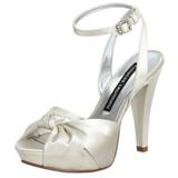 Anthropologie Shoes | $228 Chinese Laundry Baldwin Satin Shoes 8.5 8 1/2 | Color: Silver | Size: 8.5