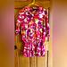 Nine West Tops | Blouse Pink Purple Multicolor, Nine West Xl Draw String Waist Collar Tunic | Color: Orange/Purple | Size: Xl