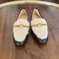 Coach Shoes | Coach Helena Convertible Loafer With Genuine Shearling Trim, Black, Size7. | Color: Black/Cream | Size: 7