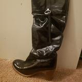 Coach Shoes | Patent Leather Coach Boots | Color: Black | Size: 8