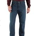 Carhartt Jeans | Carhartt Rugged Flex Relaxed Fit Dark Wash Fleece Lined 5 Pocket Jeans 40/30 Nwt | Color: Blue | Size: 40