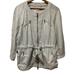 Anthropologie Jackets & Coats | Cidra Anthropologie Girda Utility Jacket Relaxed Linen Gray Size 6 | Color: Gray | Size: 6
