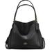 Coach Bags | Coach Edie Shoulder Bag 31 In Polished Pebble Leather In Black | Color: Black | Size: Os