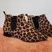 J. Crew Shoes | J Crew Calf Hair Leopard Print Chelsea Boots | Color: Black/Tan | Size: 9