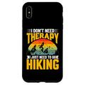 Hülle für iPhone XS Max I Don't Need Therapy I Just Need to go Camping Vintage Herren