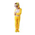 Shukqueen Unisex Animal Performance Costume Halloween Costume Bodysuit Yellow Lion Jumpsuit for Adult 180