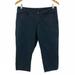 Columbia Pants & Jumpsuits | Columbia Women's Capri Pants Size 4 Navy Blue Chino Khaki 100% Cotton Low Rise | Color: Blue | Size: 4