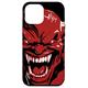 Hülle für iPhone 14 Pro Max Lachender Satan Devil Baphomet Mephisto Luficer Death Metal