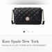 Kate Spade Bags | Kate Spade-Natalie Flap Turn Lock Leather Crossbody In Black | Color: Black | Size: Os