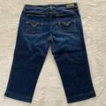 Levi's Jeans | Levis 545 Capri Jeans Dark Wash Stretch Denim Size 12 | Color: Blue | Size: 12