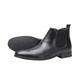 DMGYCK Chelsea Boots Men Casual Black Boots Classic Slip On Boots For Men Ankle Dress Boots Men's Chelsea Fashion High Top Boots (Color : Black, Size : 6.5 UK)