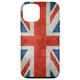 Hülle für iPhone 12 mini UK Union Jack Flagge Grungy Style