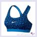 Nike Intimates & Sleepwear | Nike Pro Dri-Fit Womens Sports Bra Racerback Logo | Color: Black/Blue | Size: Xs