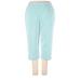 Alfred Dunner Casual Pants - High Rise: Teal Bottoms - Women's Size 20