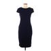 Philosophy Republic Clothing Casual Dress - Bodycon: Blue Solid Dresses - Women's Size 6