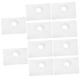 10pcs Massage Table Towel Bolster Pillow Covers Pad for Massage Hole Bed Massage Table Paper Towels Table White Massage Pillow Satin Cloth Multifunction