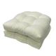 Outdoor Chair Cushions Set of 2, 18.9" x 18.9" U-Shape Furniture Cushions, Patio Cushion Covers Replacement, for Wicker Chair Seat Indoor Furniture Dinning Chair Pad (Color : Beige)