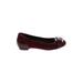 Franco Sarto Flats: Burgundy Shoes - Women's Size 9