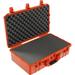 Pelican 1555AirWF Hard Carry Case with Foam Insert and Liner (Orange) 015550-0001-150