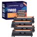 Smart Printink TN660 High Yield Black Toner Replacement Cartridge Kit (4-Pack) SPTN6604PK