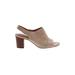Clarks Heels: Tan Shoes - Women's Size 8 1/2
