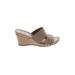 Impo Wedges: Tan Shoes - Women's Size 6 - Open Toe
