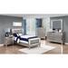 Alma Leighton Bedroom Set Metallic Mercury Wood in Brown/Gray | 48 H x 42.75 D in | Wayfair Retsaoc 204921T-S4