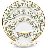 Noritake Holly & Berry Gold 5-Piece Place Setting