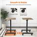 Small Mobile Rolling Standing Desk Rolling Desk Laptop Computer Cart