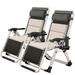 DoCred Zero Gravity Chair Lawn Lounger Chair with Pillow, Set of 2