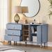 Storage cabinet with doors and drawers, chest of drawers, multifunctional storage cabinet