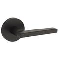 Kwikset Inactive Interior Halifax Lever Dummy Entry Set (Exterior Portion Sold Separately) in Black | 5.7 H x 3.9 W x 3.6 D in | Wayfair