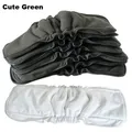 Insert de couche-culotte réutilisable au charbon de bambou pour enfant couche-culotte lavable super