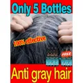 Anti-grey hair essence Serum treatment restore natural hair color and restore healthy White To