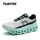 TUAPSE Mens Running Shoes Mesh Lightweight Comfortable Lace-up Thick Sole Casual Shoes Sports Casual
